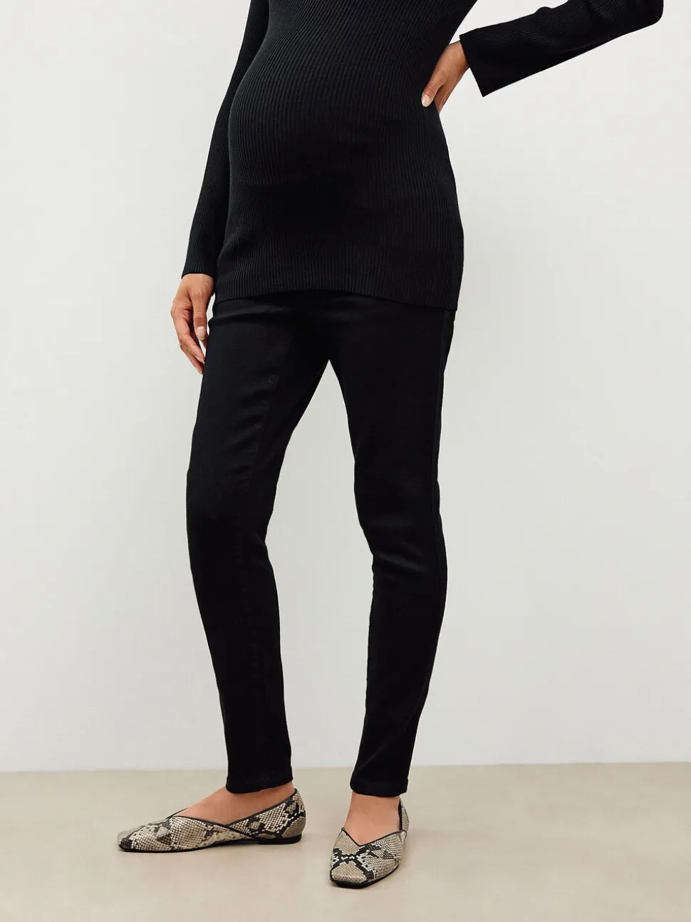 Zwart - Skinny zwangerschapsjeans