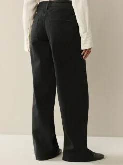 Zwart - Slim Lift and Shape Wide Leg Jeans