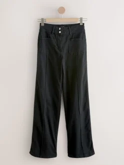 Zwart - Slim Lift and Shape Wide Leg Jeans