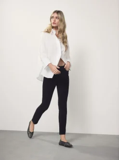 Zwart - Slim Velvet Cord Jeans