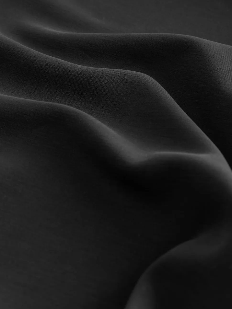 Zwart - Slinky superzachte jersey modal blend wijde pijpen pull-on broek