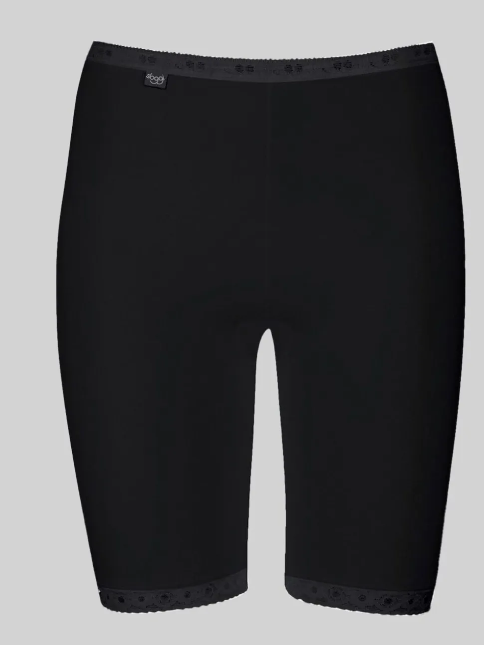 Zwart - Sloggi - Lange Basic+ short