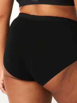 Zwart - Sloggi - Ondersteunende slip