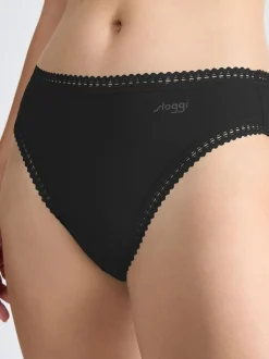 Zwart - Sloggi GO Crush Hipsters 3 Pack