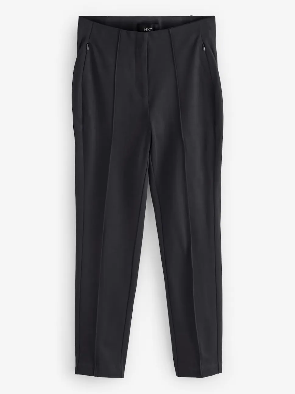 Zwart - Smalle vormgevende broek