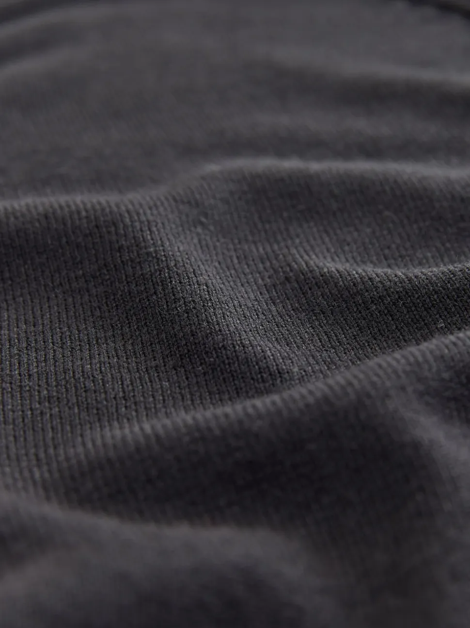 Zwart - Soft Touch V-hals Katoenrijk Vest met Knopen