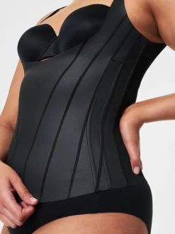 Zwart - SPANXsupersculpt™ Total Contour Open-Bust Cami