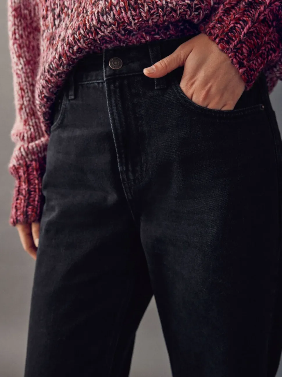 Zwart - Straight Leg Jeans