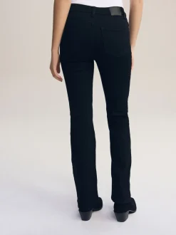 Zwart - Superzachte bootcut-jeans