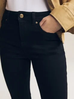 Zwart - Superzachte bootcut-jeans