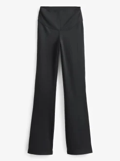 Zwart - Superzachte Dry Tech yogasportleggings met uitlopende pijpen