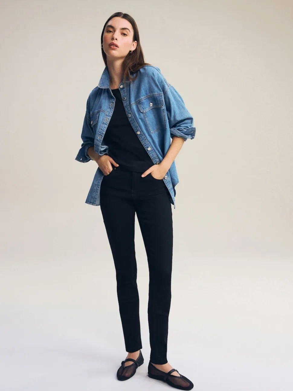 Zwart - Superzachte skinny jeans