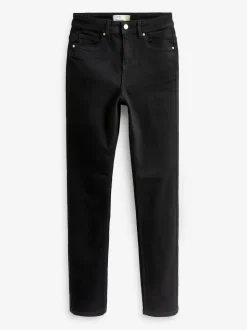 Zwart - Superzachte slim-fit jeans