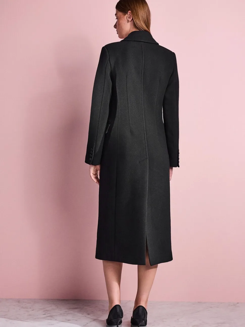 Zwart - Tabitha Simmons X Next Premium Double Breasted Coat
