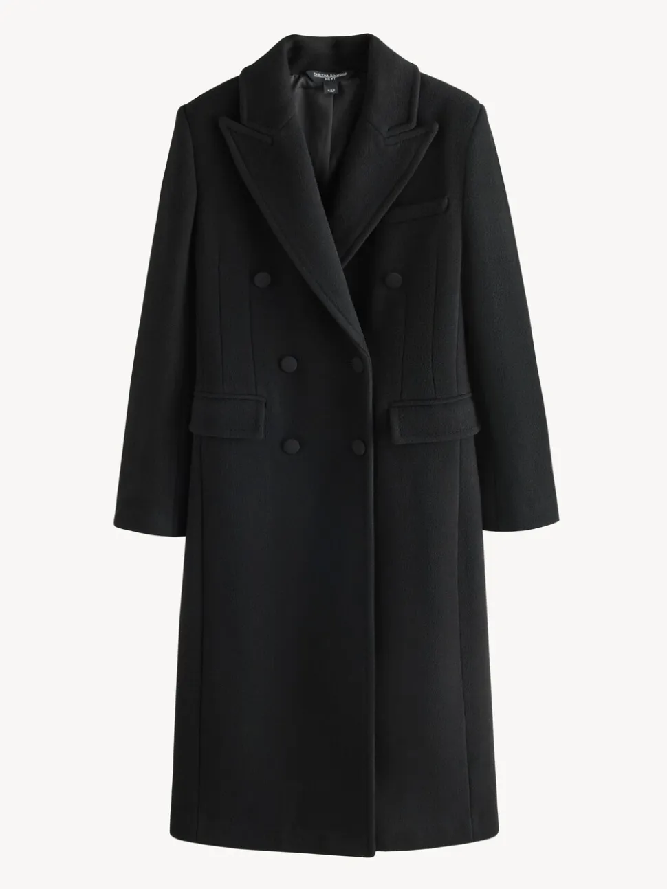 Zwart - Tabitha Simmons X Next Premium Double Breasted Coat