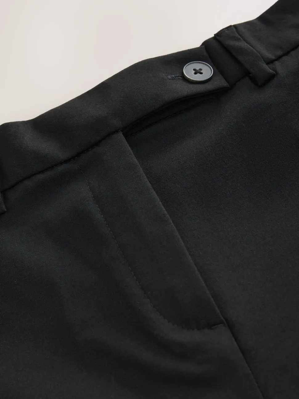 Zwart - Tailored Bootcut Trousers With Wool