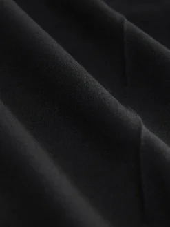 Zwart - Tailored Bootcut Trousers With Wool