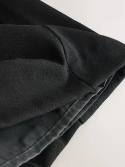 Zwart - Tailored Pencil Skirt With Wool