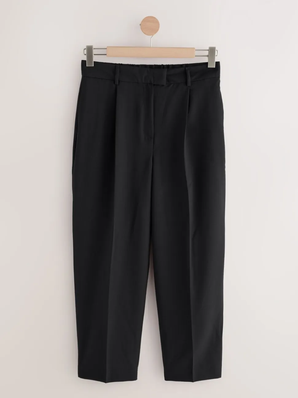 Zwart - Tailored Tapered Trousers