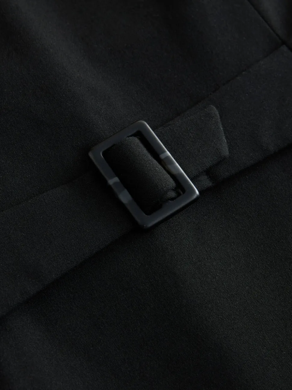 Zwart - Tailored Waistcoat With Wool