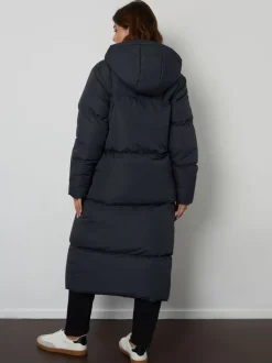 Zwart - Threadbare Maxi Puffer Jacket