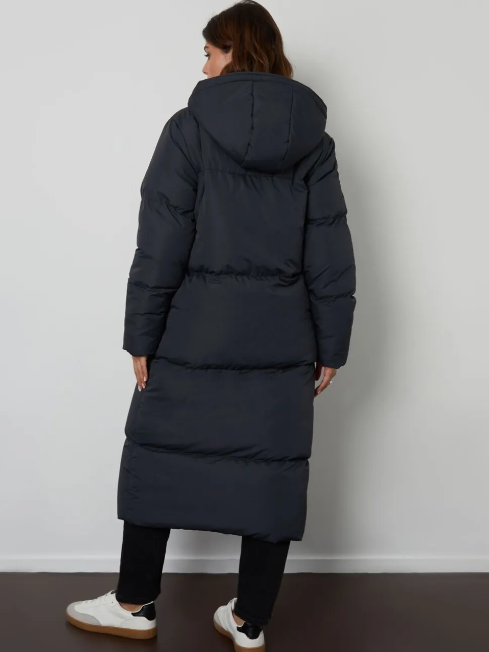Zwart - Threadbare Maxi Puffer Jacket