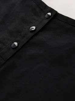 Zwart - T-Shirt With Linen