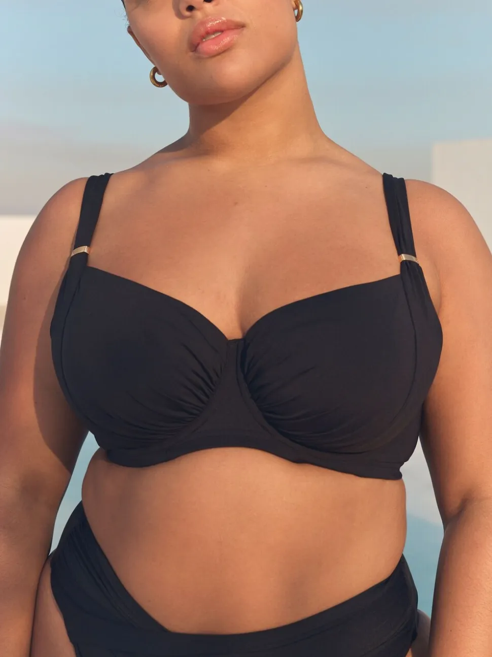 Zwart - Ultimate Support F-K beugel bikinitop