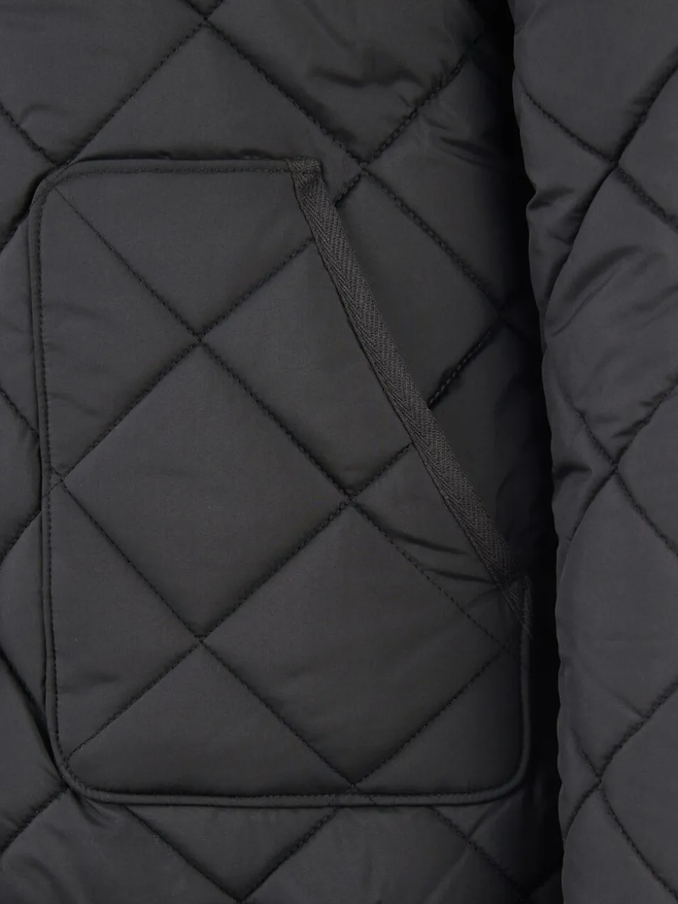 Zwart - U.S. Polo Assn. Lichtgewicht gewatteerd jack