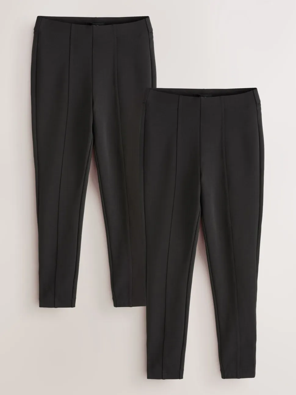 Zwart - Verpakking van 2 ponté leggings