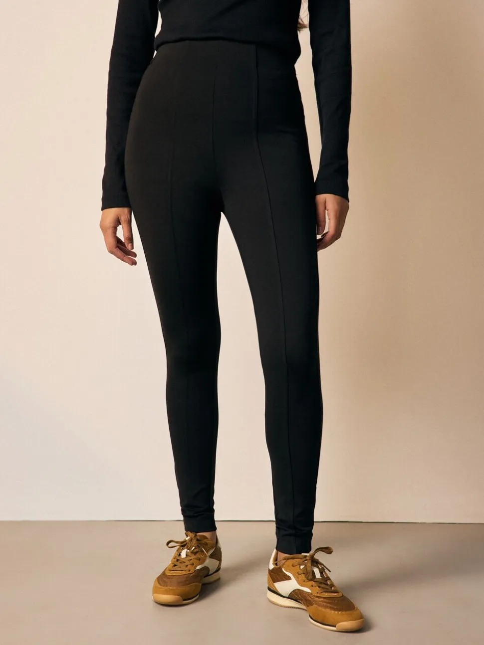 Zwart - Verpakking van 2 ponté leggings
