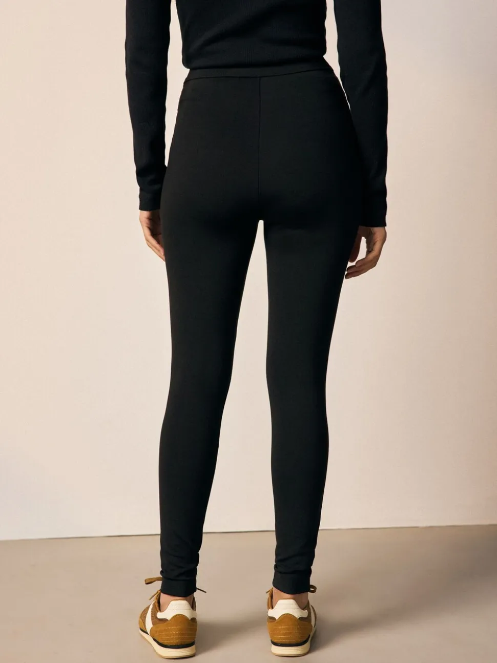 Zwart - Verpakking van 2 ponté leggings