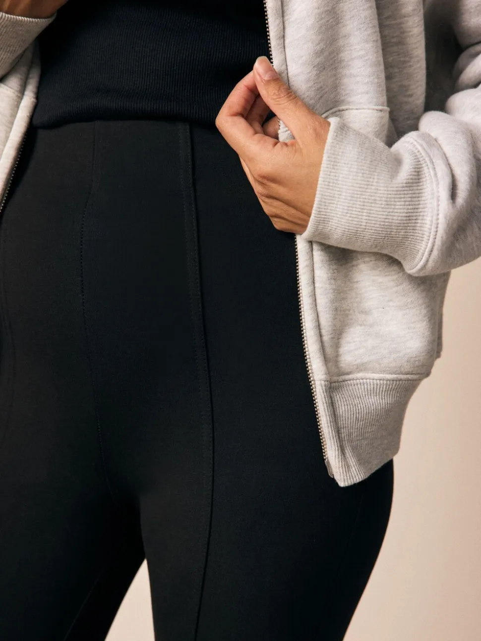 Zwart - Verpakking van 2 ponté leggings