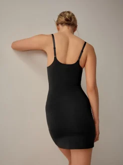 Zwart - Vormgevende medium verstevigende premium katoenen Wear Your Own Beha slip