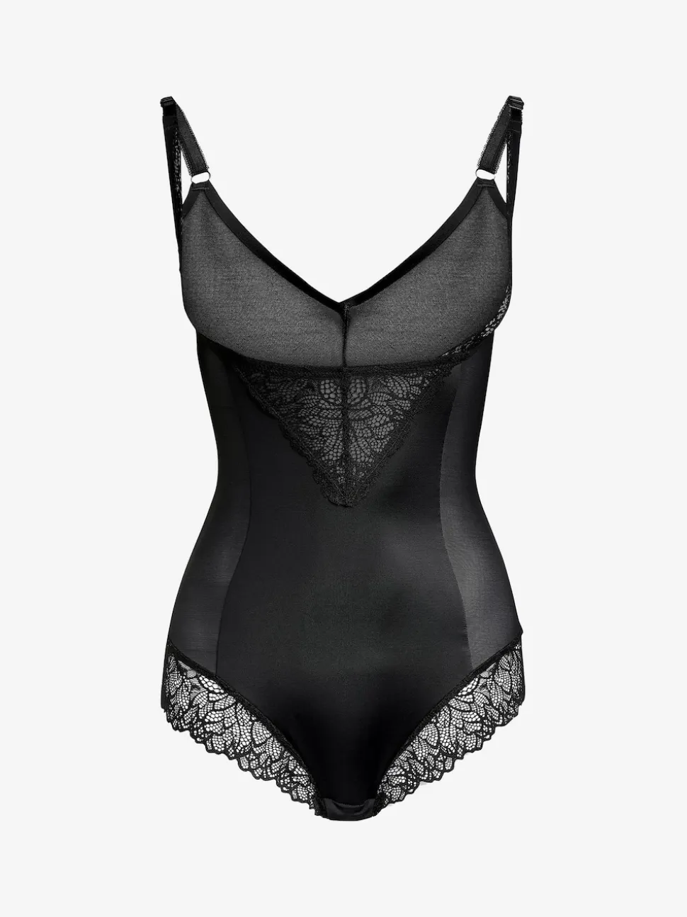 Zwart - Wear Your Own Bra - Vormgevende body met sterke buikcorrectie