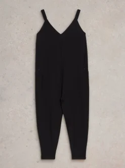 Zwart - White Stuff Selina jersey jumpsuit