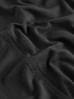 Zwart - Wide Leg Jersey Joggers