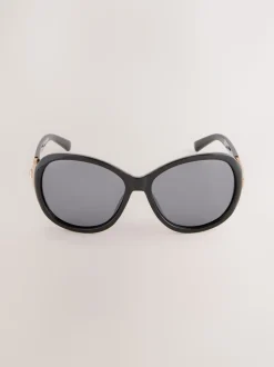 Zwart - Wrap Around Sunglasses
