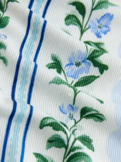 Zwart bloemenprint - Behaaglijke pyjama met lange mouwen