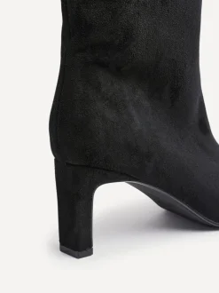 Zwart chroom - Linzi Uptown Slim Block Heel High Leg Boots