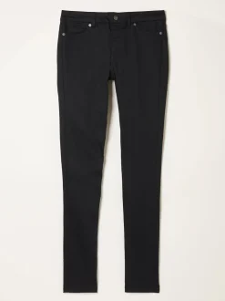 Zwart denim - FatFace Five Pocket Jegging