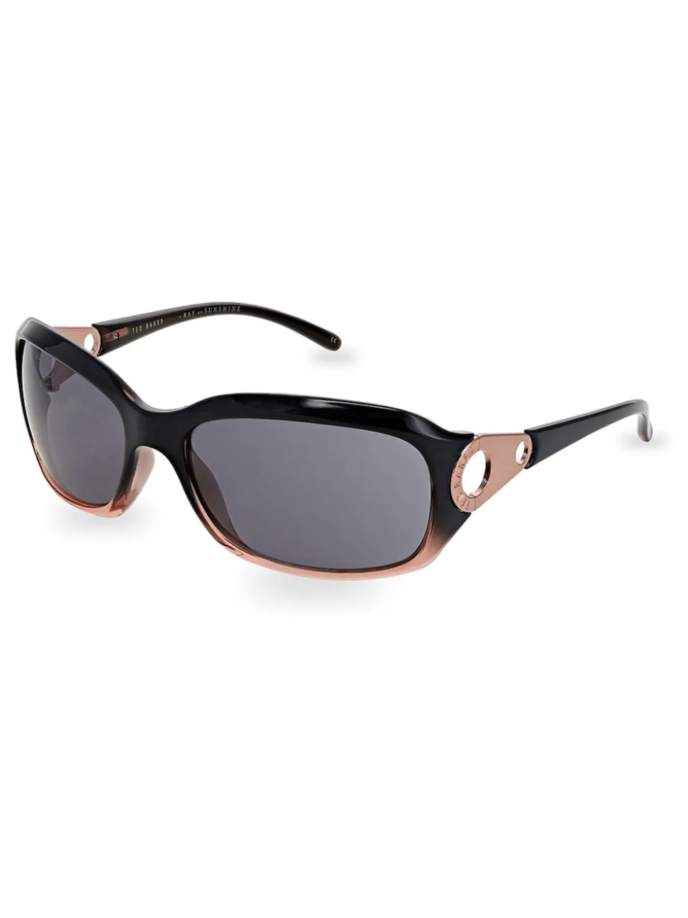 Zwart en roze met kleurverloop - Ted Baker - Modieuze zonnebril