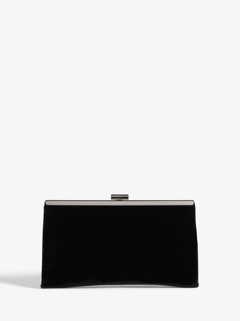 Zwart fluweel - Friends Like These Occasion Clutch Bag