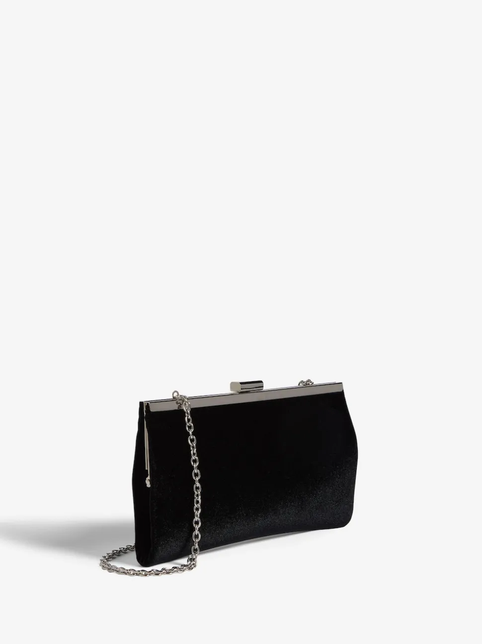 Zwart fluweel - Friends Like These Occasion Clutch Bag