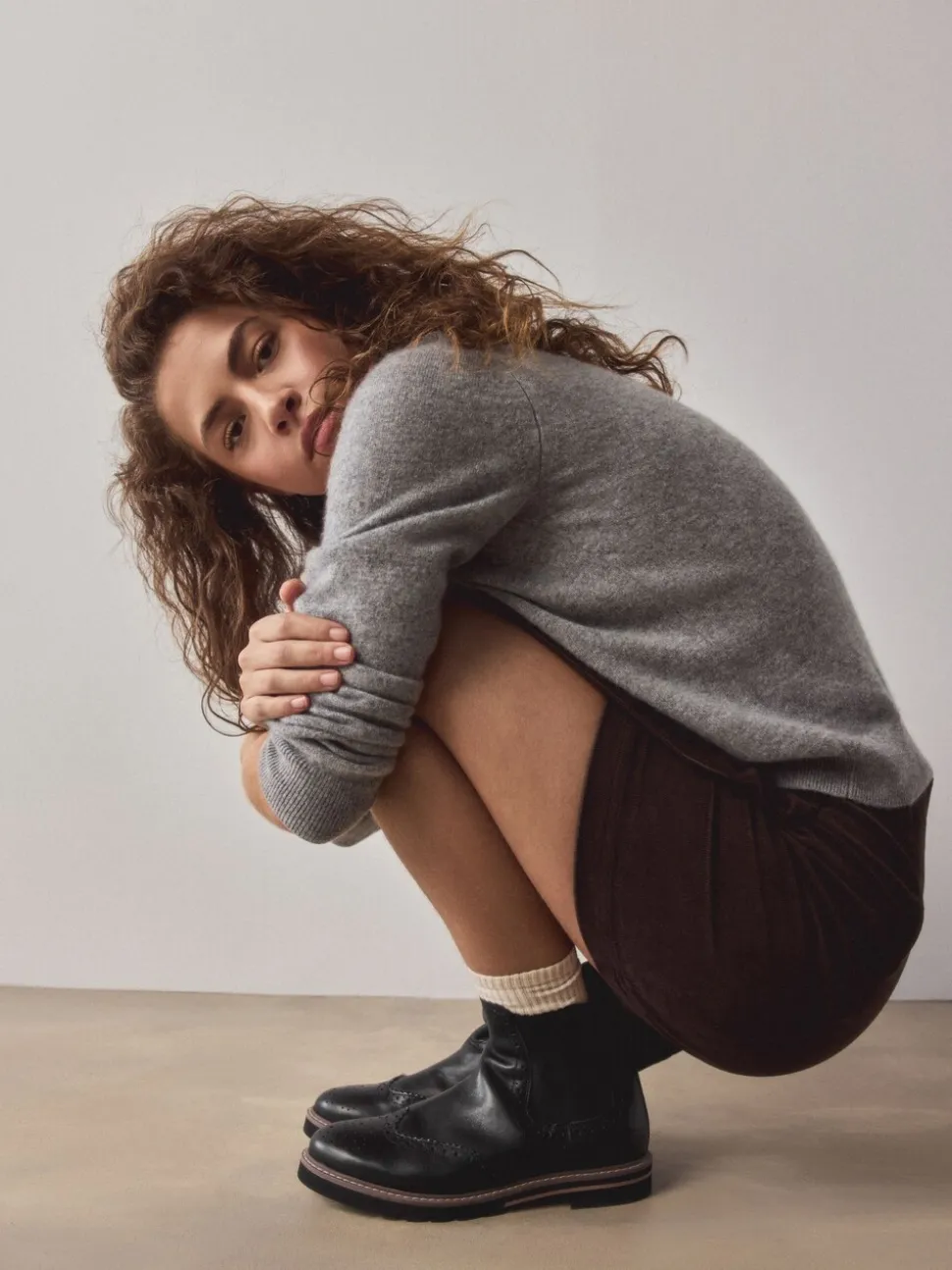 Zwart leer - Forever Comfort® Brogue Detail Chelsea Boots
