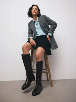Zwart leer - Forever Comfort® Regular Foot with Wide Calf Riding Boots