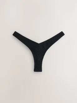 Zwart met kreuk - Bikinibroekjes
