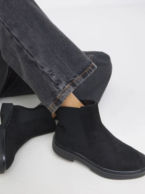 Zwart met lichte wassing - Simply Be Classic Chelsea Boots