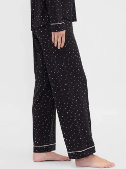 Zwart met sterrenprint - Gap Modal pyjamabroek