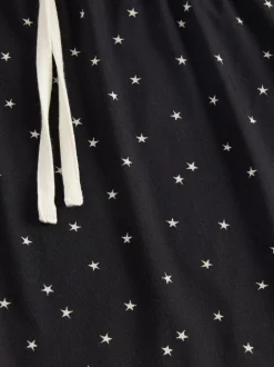 Zwart met sterrenprint - Gap Modal pyjamabroek